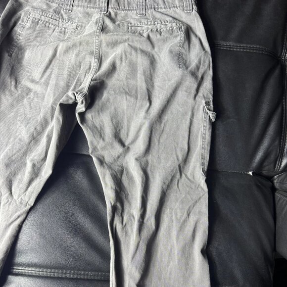 Wrangler Men’s Cargo Pants Stretch Relaxed Fit Anthracite Gray W36 L30 - Picture 3 of 15